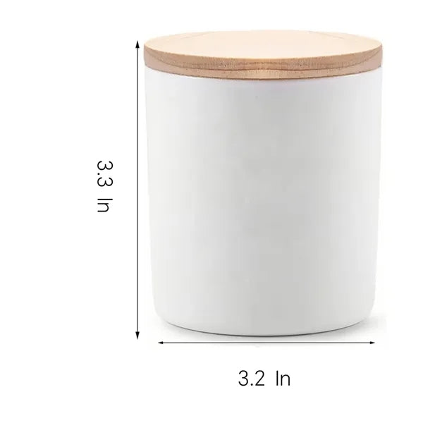 16oz Scented Soy Wax Candle w/ Ceramic Jar