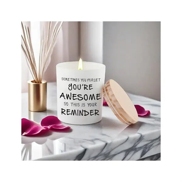 16oz Scented Soy Wax Candle w/ Ceramic Jar