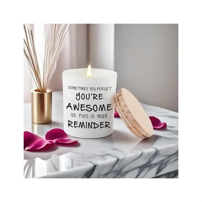 16oz Scented Soy Wax Candle w/ Ceramic Jar