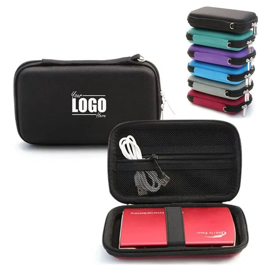 Portable Hard Drive Case Electronics Organizer Bag