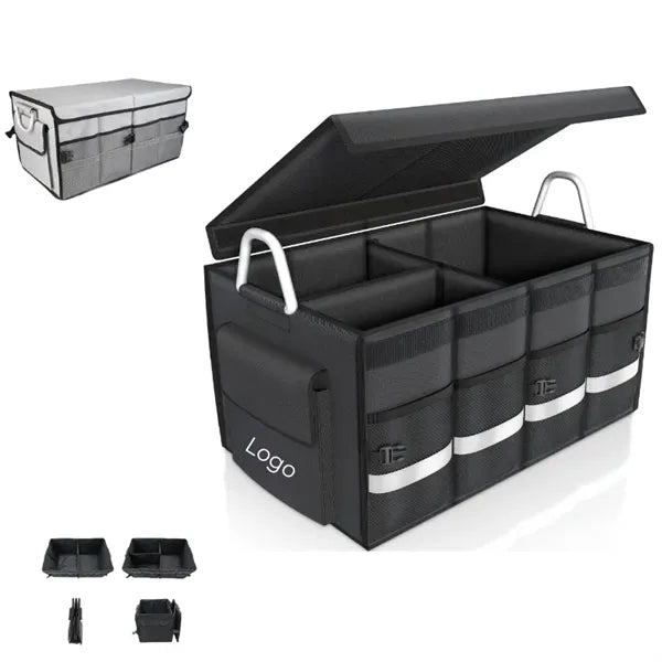 Car Trunk Organizer with Lid