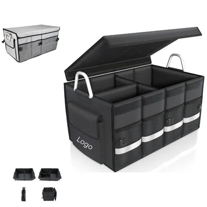 Car Trunk Organizer with Lid