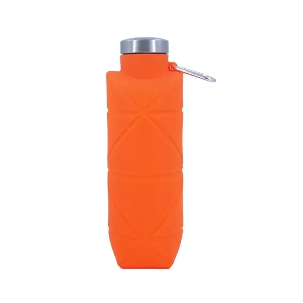 23 Oz Silicone Collapsible bottle w/Carabiner