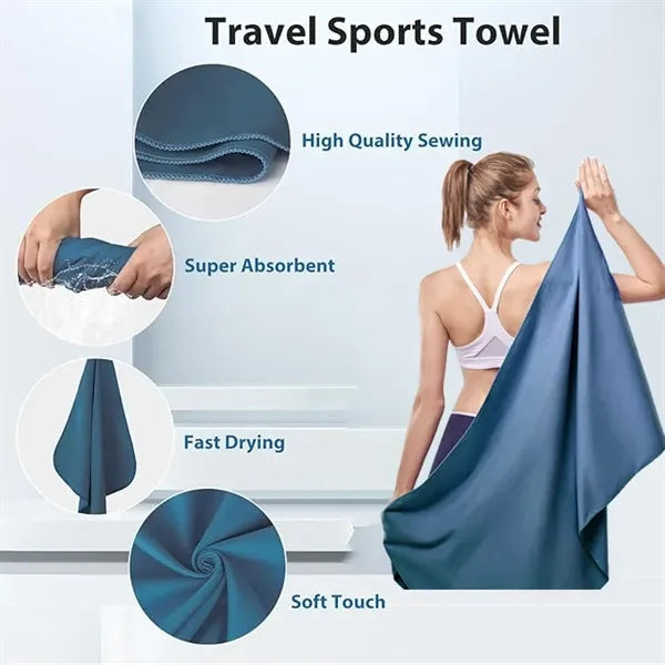 Quick Dry Microfiber Travel Sports Towel