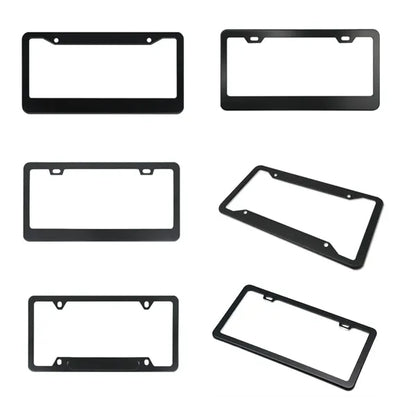 Custom Stainless Steel License Plate Frame US Standard Fit