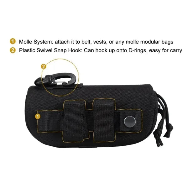 Tactical Molle Eyeglasses Case EDC Glasses Pouch
