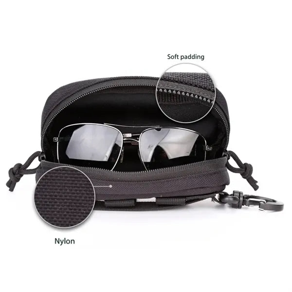 Tactical Molle Eyeglasses Case EDC Glasses Pouch