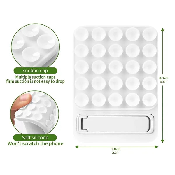 Silicone Double Sided Suction Phone Holder Detachable Mount