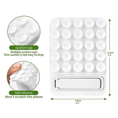 Silicone Double Sided Suction Phone Holder Detachable Mount