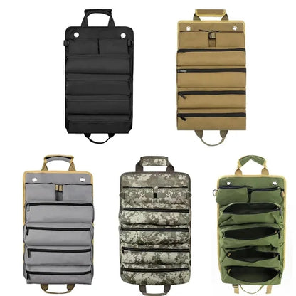Roll Up Tool Organizer Heavy Duty Foldable Carrying Bag