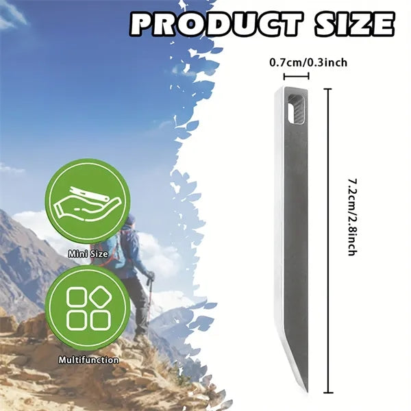 Titanium Crowbar EDC Keychain High Quality
