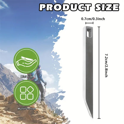 Titanium Crowbar EDC Keychain High Quality