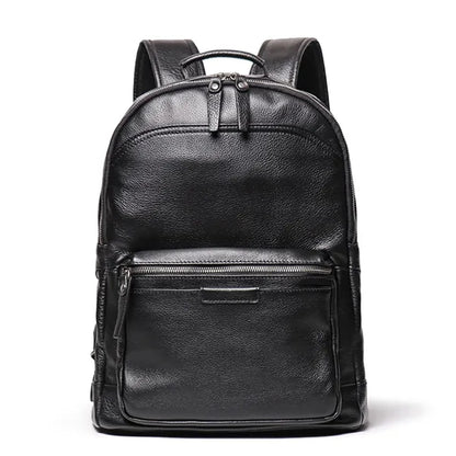Vintage Travel Backpack Top Layer Cowhide Leather