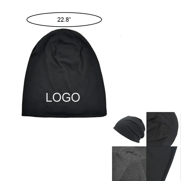Multi Color Fashion Double Layer Thin Knit Cap