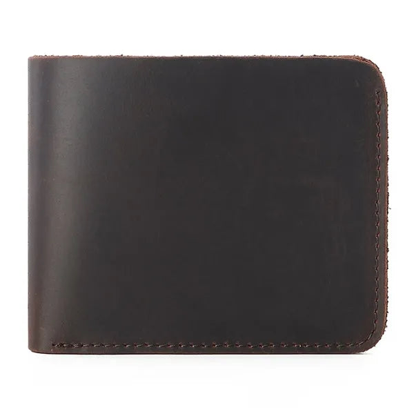Crazy Horse Leather Men's Wallet Fashionable Unisex