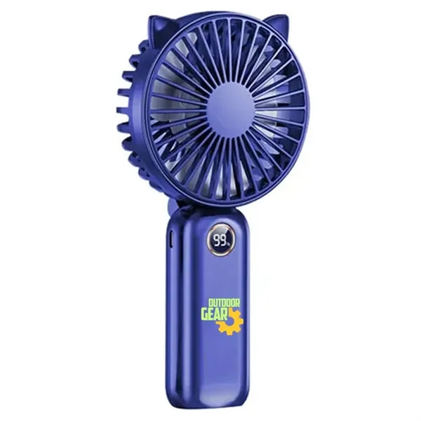 Mini 5-Speed Adjustable Desk and Handheld Fan
