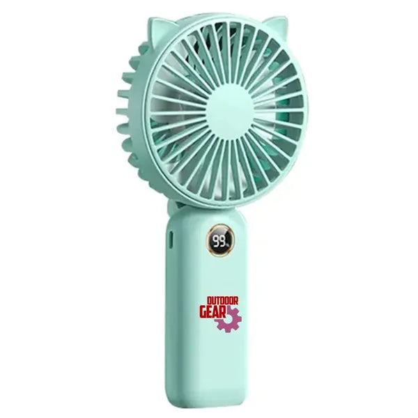 Mini 5-Speed Adjustable Desk and Handheld Fan