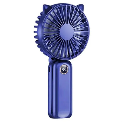 Mini 5-Speed Adjustable Desk and Handheld Fan