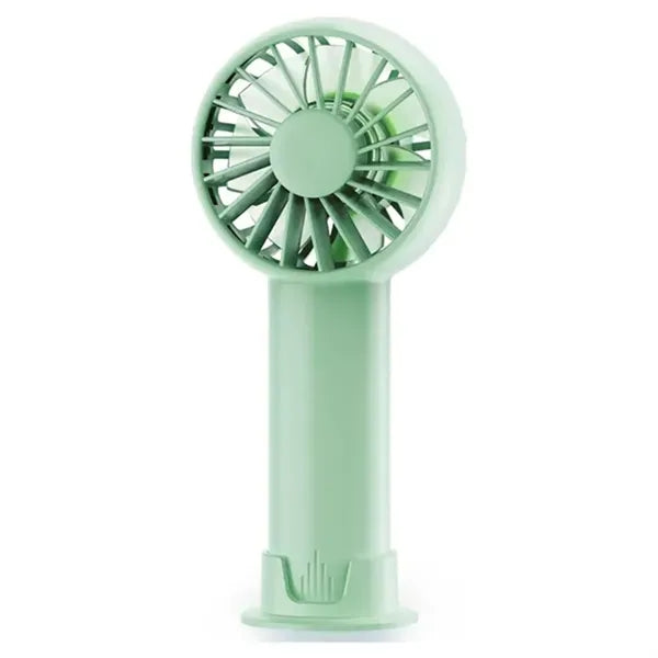 3-Speed USB Rechargeable Battery Fan with Base