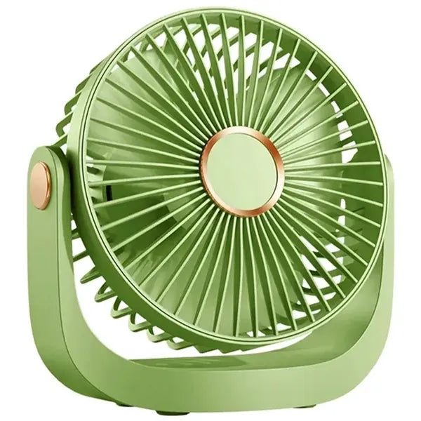 5-Speed Portable Rechargeable Desk Fan with Cover