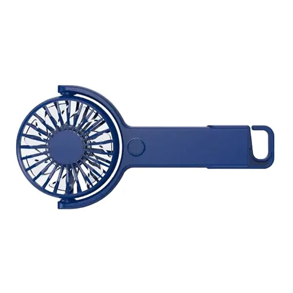 5-Speed with Base Small Desk and Handheld Fan