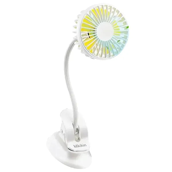 Clip-on Rechargeable Baby Stroller Fan with Battery