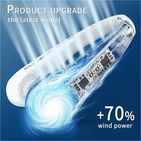 3600mAh Portable Personal Neck Fan