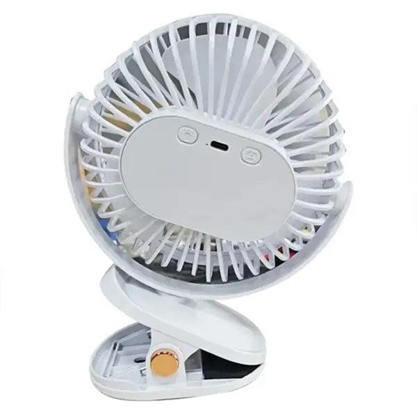 Clip-on Battery Operated Fan with LED Lights