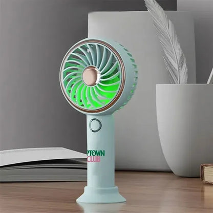 Simple LED and Handheld USB Rechargeable Fan