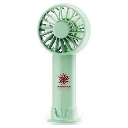 3-Speed USB Rechargeable Battery Fan with Base
