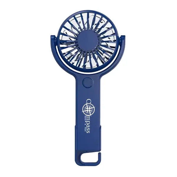 5-Speed with Base Small Desk and Handheld Fan