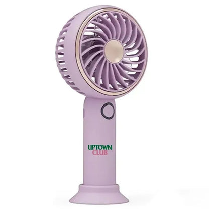 Simple LED and Handheld USB Rechargeable Fan
