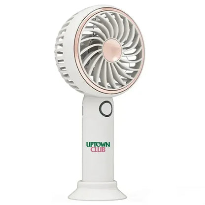 Simple LED and Handheld USB Rechargeable Fan