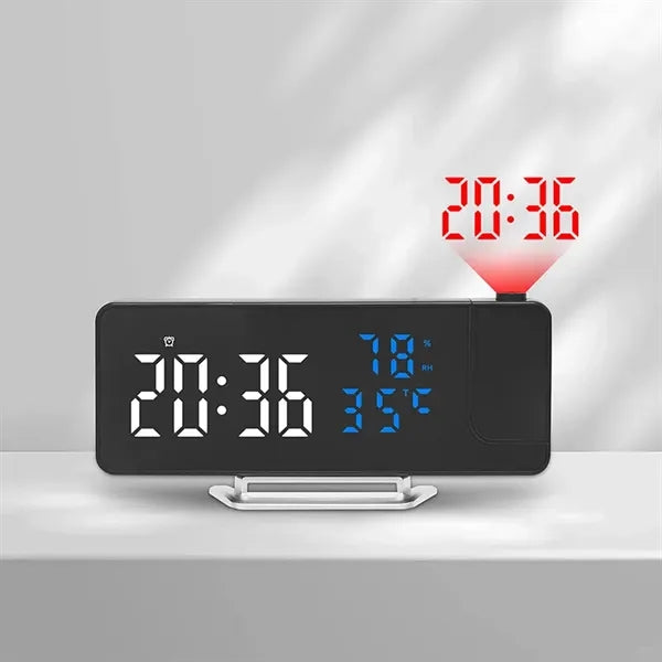 LED Projection Alarm Clock