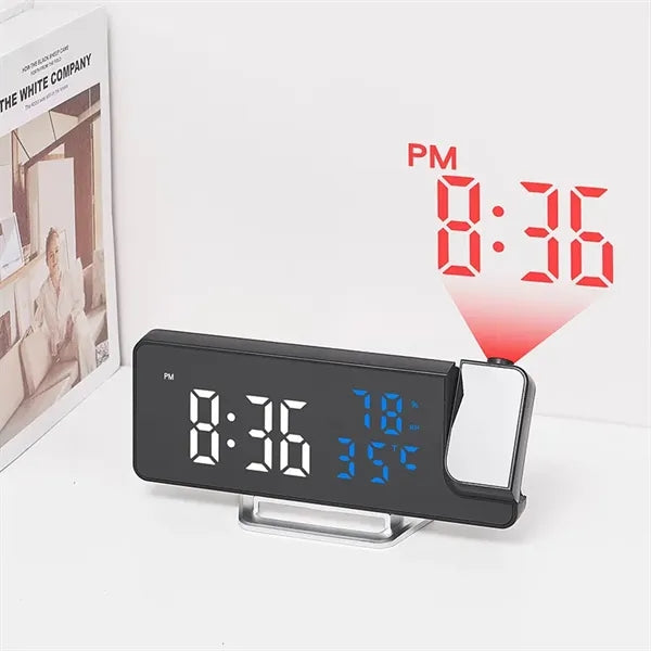 LED Projection Alarm Clock