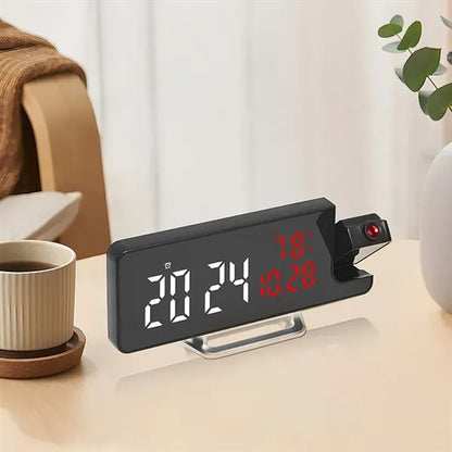 LED Projection Alarm Clock