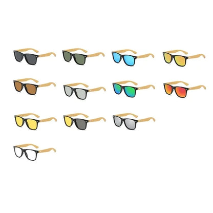 Eco-Friendly Sunglasses with Bamboo Frame