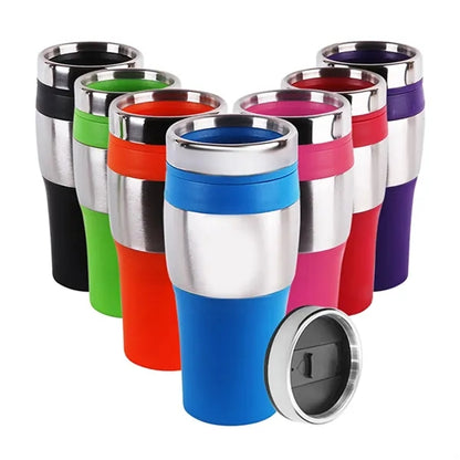 16 OZ Stainless Steel Travel Mug with Lid