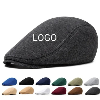Warm Forward British Soft Top Newsboy Hat