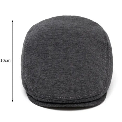 Warm Forward British Soft Top Newsboy Hat