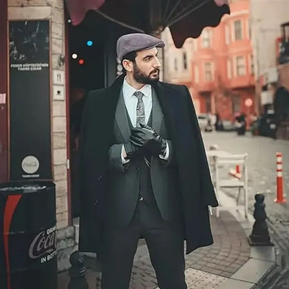 Warm Forward British Soft Top Newsboy Hat