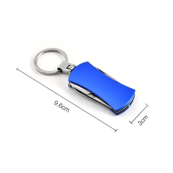 Multi-Tool Keychain with Bottle Opener and Knife