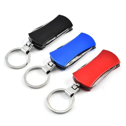 Multi-Tool Keychain with Bottle Opener and Knife