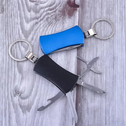 Multi-Tool Keychain with Bottle Opener and Knife
