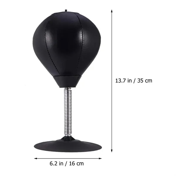Desktop Punching Bag for Stress Relief with Spring Base