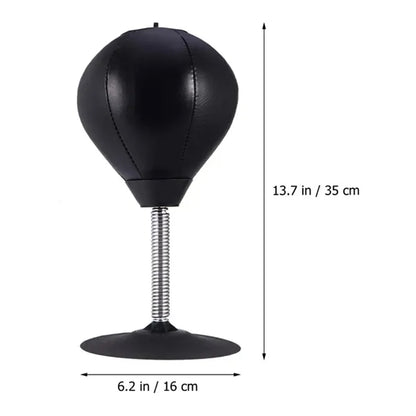 Desktop Punching Bag for Stress Relief with Spring Base
