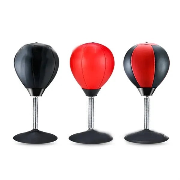 Desktop Punching Bag for Stress Relief with Spring Base