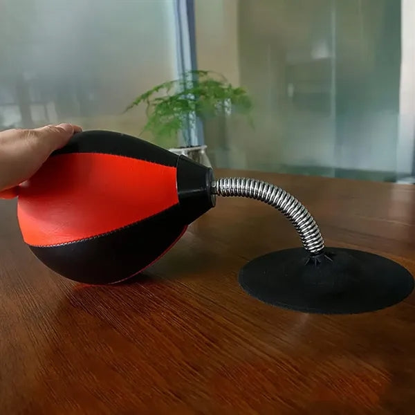 Desktop Punching Bag for Stress Relief with Spring Base