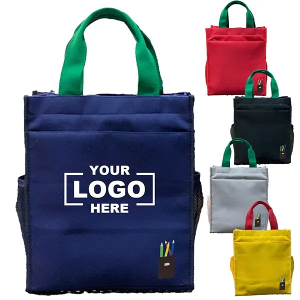 Large Lunch Bag Multi-Layer Student Tutoring File Mommy