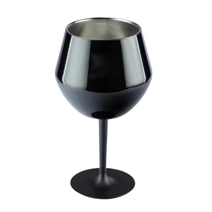 400ML Wine Glass with Stainless Steel Base